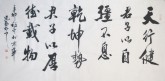 王守义（中国书协会员）四尺横幅 行书法《天行健》