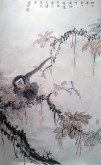 （已售，预订）隋晓玲(天津美院研究生)国画动物画 六尺三裁 猴