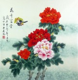 （已售）凌雪（中央美院）四尺斗方 国画牡丹《花开富贵》3
