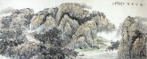 （已售）杨品国（陕西省美协）国画山水画 小六尺《松吟万壑》