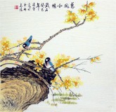 （已售）凌雪（中央美院）四尺斗方 国画花鸟《惠风和畅》