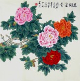 （已售）凌雪（中央美院）四尺斗方 国画牡丹《花开富贵》2－9