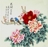 （已售）凌雪（中央美院）四尺斗方 国画牡丹《花开富贵》2－7