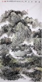 （已售）杨品国（国家一级美术师）国画山水画 四尺竖幅《春烟十里溪》