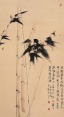 【询价】肖映梅(中国美协)国画花鸟画 六尺竖幅 《天生君子气》