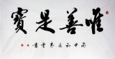 汤青云 江西书协 国画行书法 四尺横幅《为善是宝》16-6