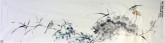 （已售）王海香（山东美协会员）四尺对开 国画花鸟画《一花一世界 一叶一如来》荷花