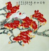 凌雪（中央美院）四尺斗方 国画花鸟画《繁荣和平》7